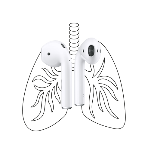 AirPods respiratory rate