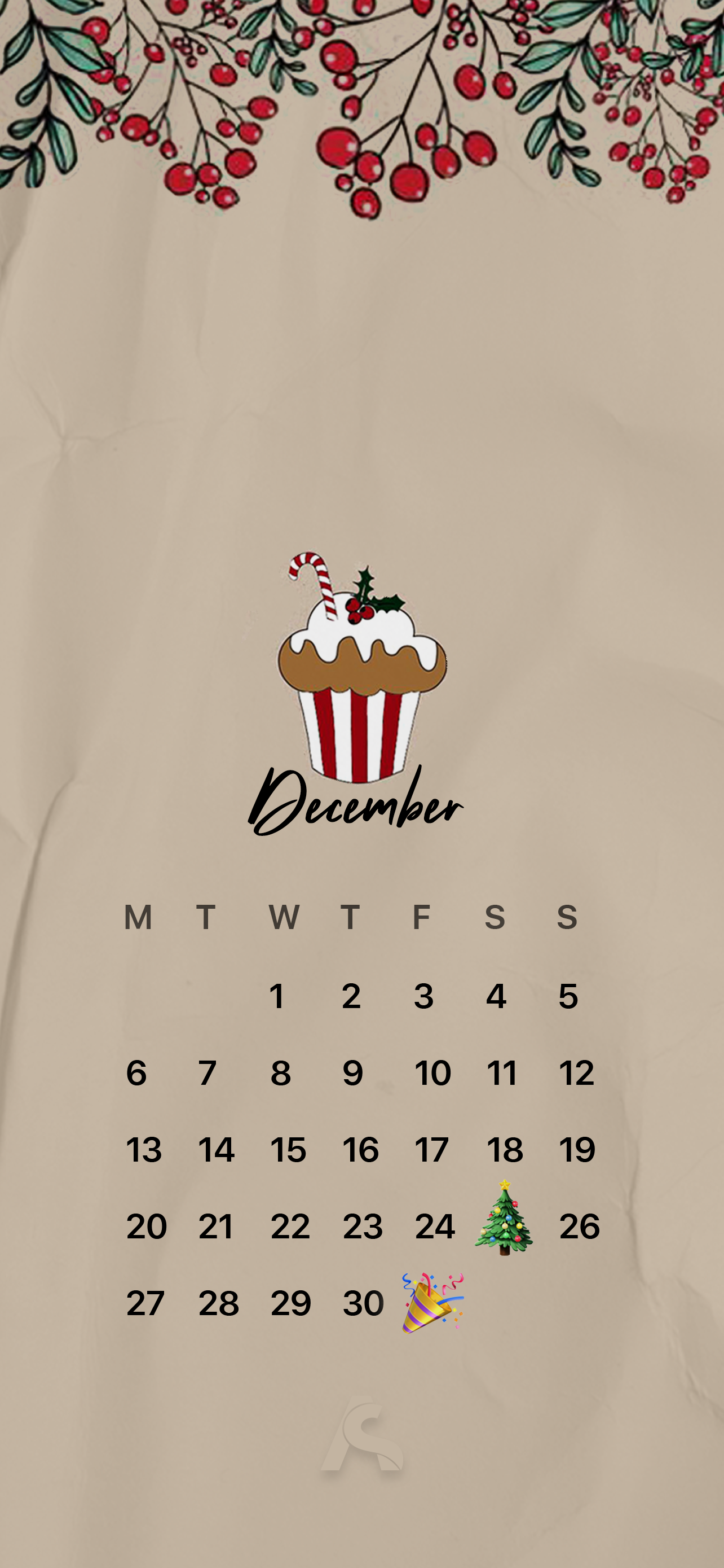 December apple iphone lock screen wallpaper free download