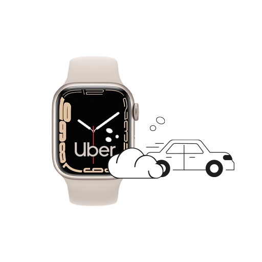 uber parks apple watch app