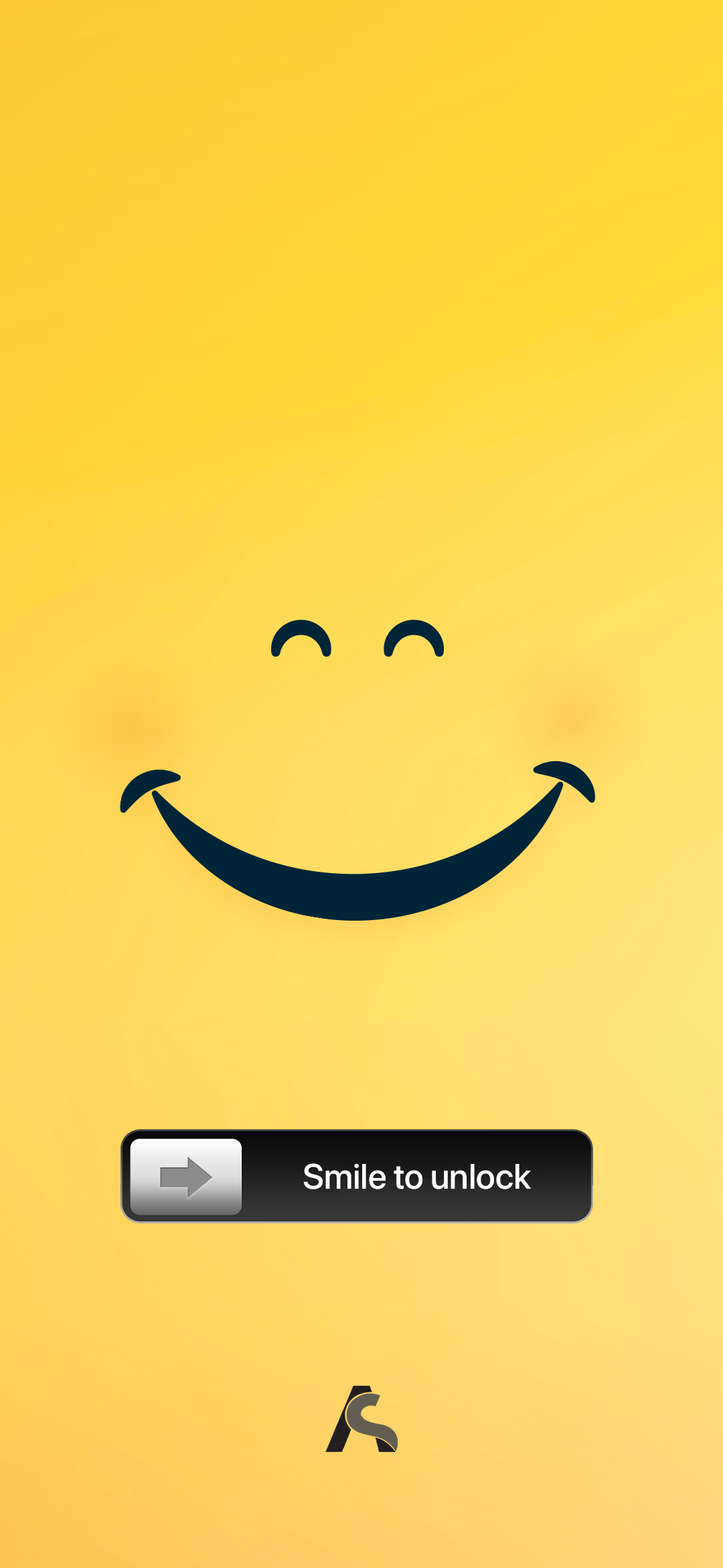 Smile to Unlock iPhone Wallpaper Free Download | Applesutra